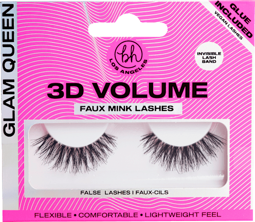 Künstliche Wimpern 3D Volume Glam Queen (1 Paar) bh cosmetics