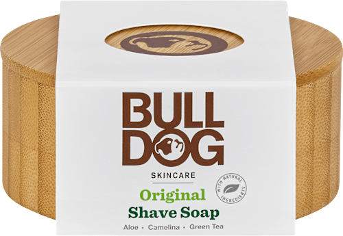 Borotvaszappan bambusz dobozban BULLDOG