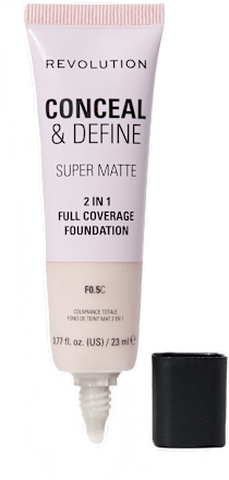 Conceal & Define Super Matte tekući puder – F0.5 C REVOLUTION