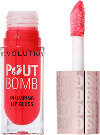 Pout Bomb gloss Cherry Sheer Red REVOLUTION