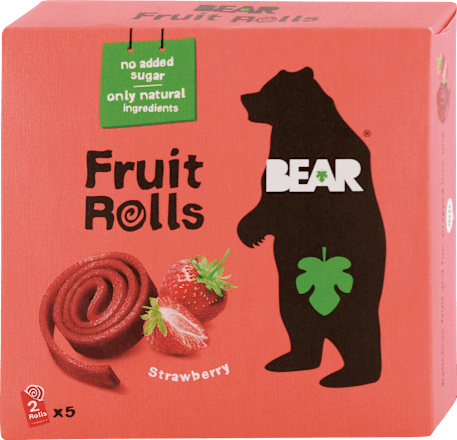 Jahodové ovocné rolky Bear