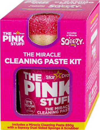 Set magična pasta za čišćenje + SQUeeZY sunđer THE PINK STUFF