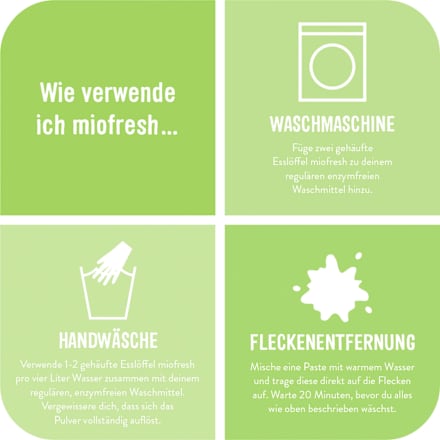 Waschzusatz für Stoffwindeln miofresh Bambino Mio
