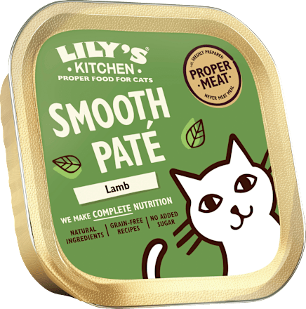 Nassfutter Katze mit Lamm, smooth paté LILY'S KITCHEN