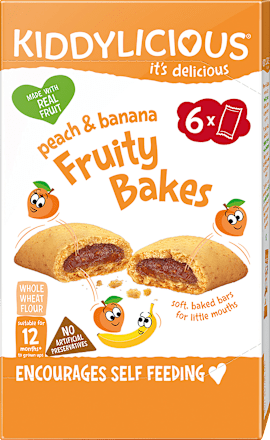 Ovocné koláčiky broskyňa-banán KIDDYLICIOUS