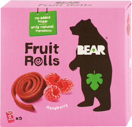 Malinové ovocné rolky Bear