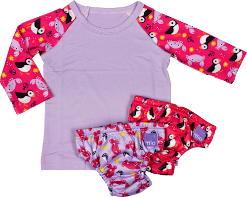 Schwimm-Set lila-rot 2+ Jahre Bambino Mio