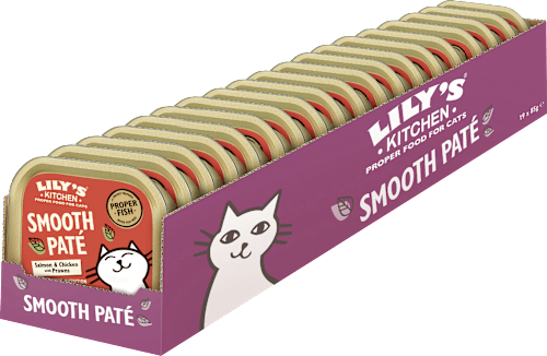 Nassfutter Katze mit Lachs & Huhn, smooth paté LILY'S KITCHEN