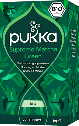 Grüner Tee mit Matcha pukka
