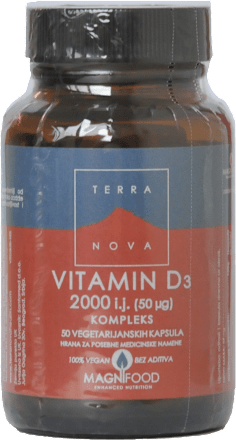 VITAMIN D3 2000 i.j. KOMPLEKS TERRANOVA