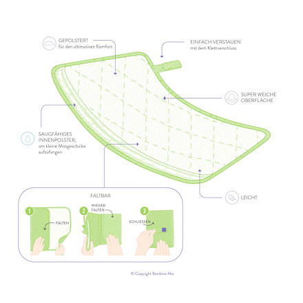 Wickelunterlage Bienenstock Bambino Mio