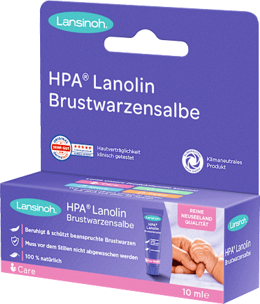 Brustwarzensalbe HPA Lanolin Lansinoh