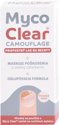 Priepustný lak na nechty Camouflage  Myco Clear