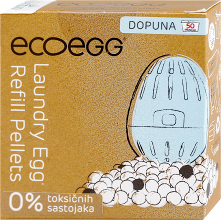 Dopuna za detergent i omekšivač za veš, 50 pranja ecoegg