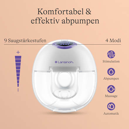 Milchpumpe tragbar Lansinoh