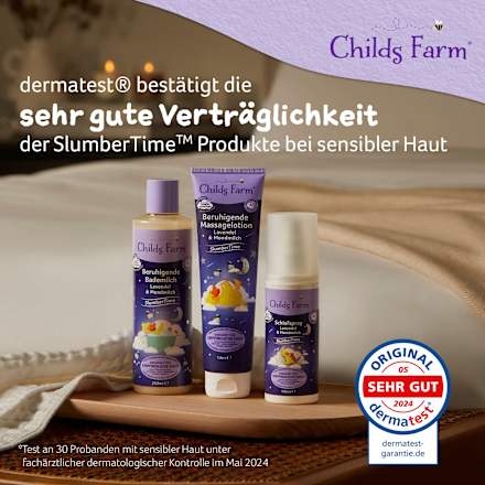 Baby Massagelotion beruhigend SlumberTime Lavendel & Mondmilch Childs Farm
