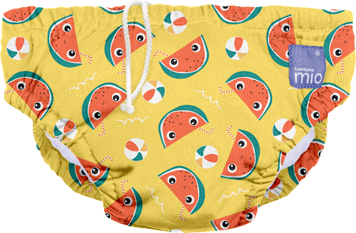 Schwimmwindel wiederverwendbar, Motiv Melone, Gr. XL, 2 Jahre+ Bambino Mio