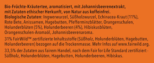 Kräutertee Holunderbeere & Echinacea (20 Beutel) pukka