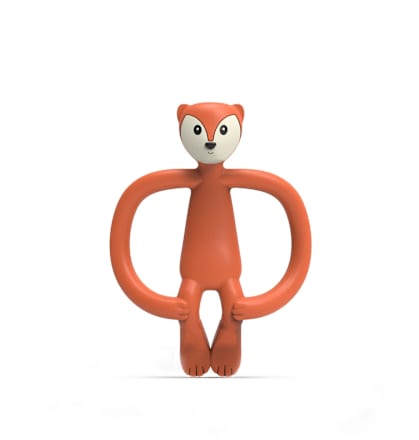 Silikónové hryzadlo, líška Matchstick Monkey