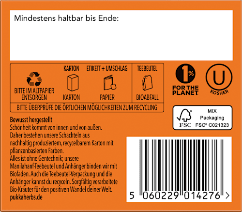 Kräutertee Holunderbeere & Echinacea (20 Beutel) pukka