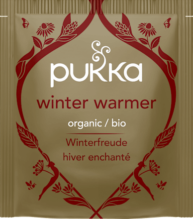 Kräutertee "Winterfreude" mit Ingwer, Rooibos, Orange & Sternanis (20 Beutel) pukka