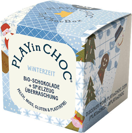 Schokolade Bio mit Spielzeugüberraschung PLAYin CHOC