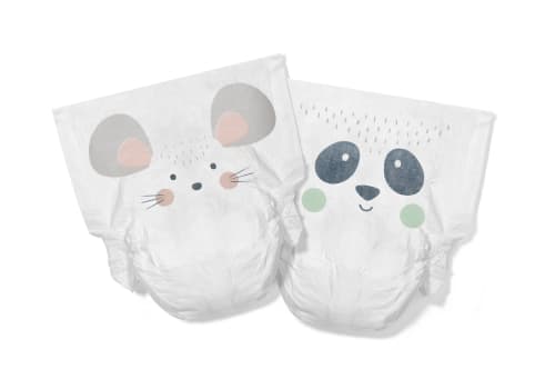 Hypoalergénne plienky, veľkosť 2, pre deti s hmotnosťou 4 – 8 kg KIT&KIN