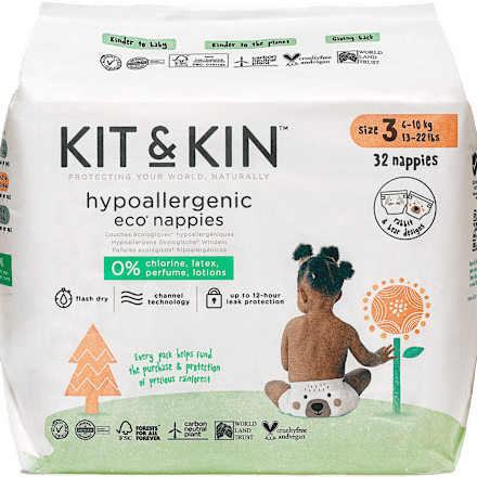 Scutece hipoalergenice, numărul 3 KIT&KIN