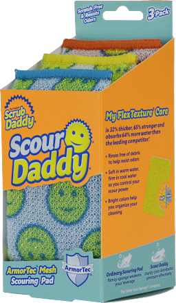 Gąbki uniwersalne Scour Daddy, 3pak Scrub Daddy