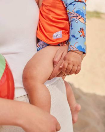 Schwimm-Set lila-gelb 1-2 Jahre Bambino Mio