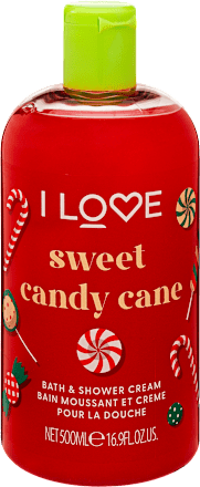 Tus- és habfürdő Karácsonyi cukorka I love...