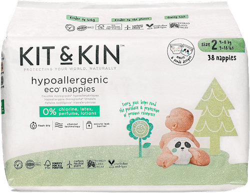 Scutece hipoalergenice, numărul 2 KIT&KIN