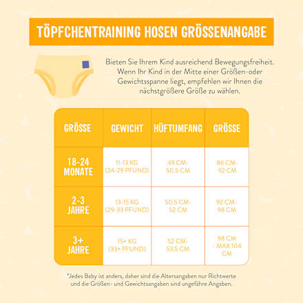 Töpfchen-Trainingshose Voll Beere 3+ Jahre Bambino Mio
