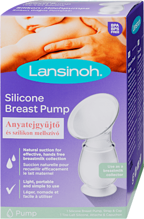Anyatejgyűjtő és szilikon mellszívó Lansinoh
