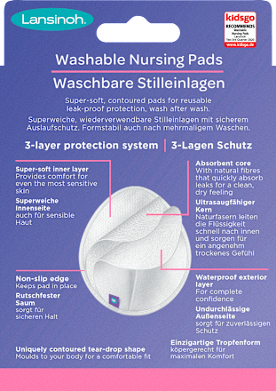 Stilleinlagen waschbar Lansinoh
