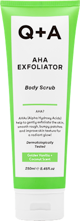 Scrub corpo esfoliante con alfa-idrossiacidi Q+A