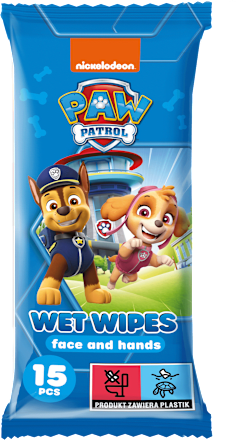 Detské vlhčené utierky PAW PATROL