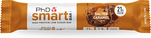 smart BAR proteinska čokoladica  SALTED CARAMEL PhD