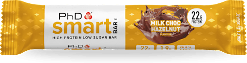 smart BAR proteinska čokoladica-  mlečna čokolada i lešnik PhD