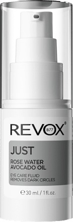 Хидратиращ флуид за околоочен контур с розова вода и авокадо Just Rose Water Avocado Oil  REVOX B77
