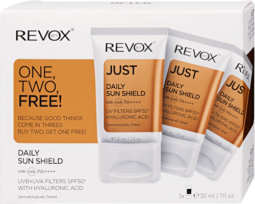 JUST DAILY SUN SHIELD SET, 3 x 30 ml REVOX B77
