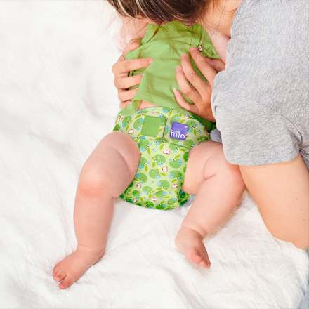 miosolo all-in-one Stoffwindel aufgeweckter apfel Bambino Mio
