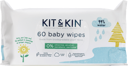 Ekologické detské vlhčené obrúsky KIT&KIN