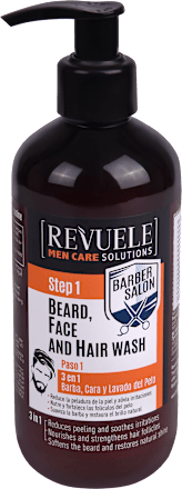 MEN CARE SOLUTIONS 3u1 gel šampon za kosu, bradu i lice REVUELE