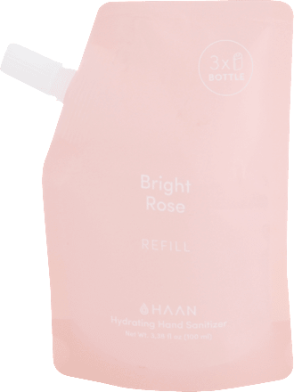 Hydratačná dezinfekcia na ruky Bright Rose, náhradná náplň HAAN