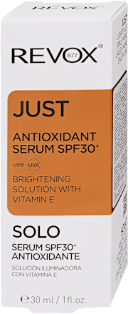 Arcszérum antioxidáns hatással, E-vitaminnal SPF30+ REVOX B77