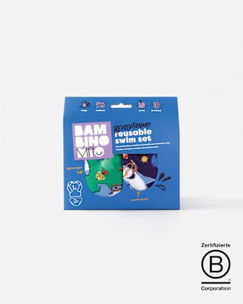 Schwimm-Set lila-gelb 1-2 Jahre Bambino Mio