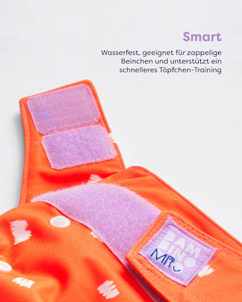 Stoffwindel wiederverwendbar, Motiv Löwe Bambino Mio