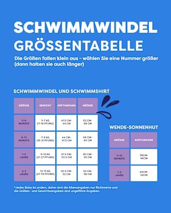 Schwimmwindel wiederverwendbar, Motiv Robben, Gr. L (1-2 Jahre) Bambino Mio