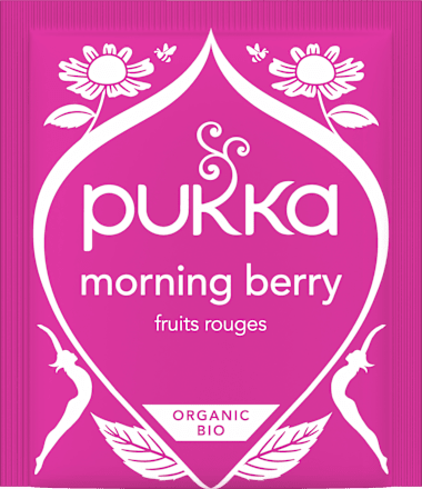 Kräutertee "Morning Berry" mit Hibiskus & Schwarzer Johannisbeere (20 Beutel) pukka